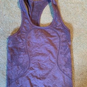 Lululemon athletica swiftly tech tank top purple size 6